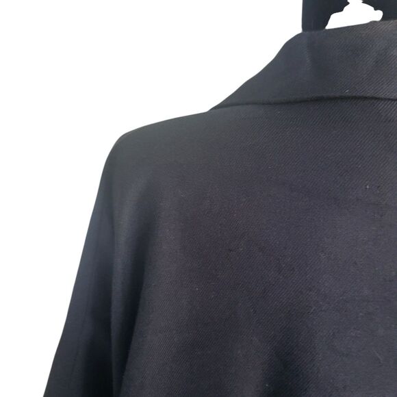 Eskandar Boxy Oversized Baby Camel Jacket/Shirt In Dark Espresso - Picture 5 of 9